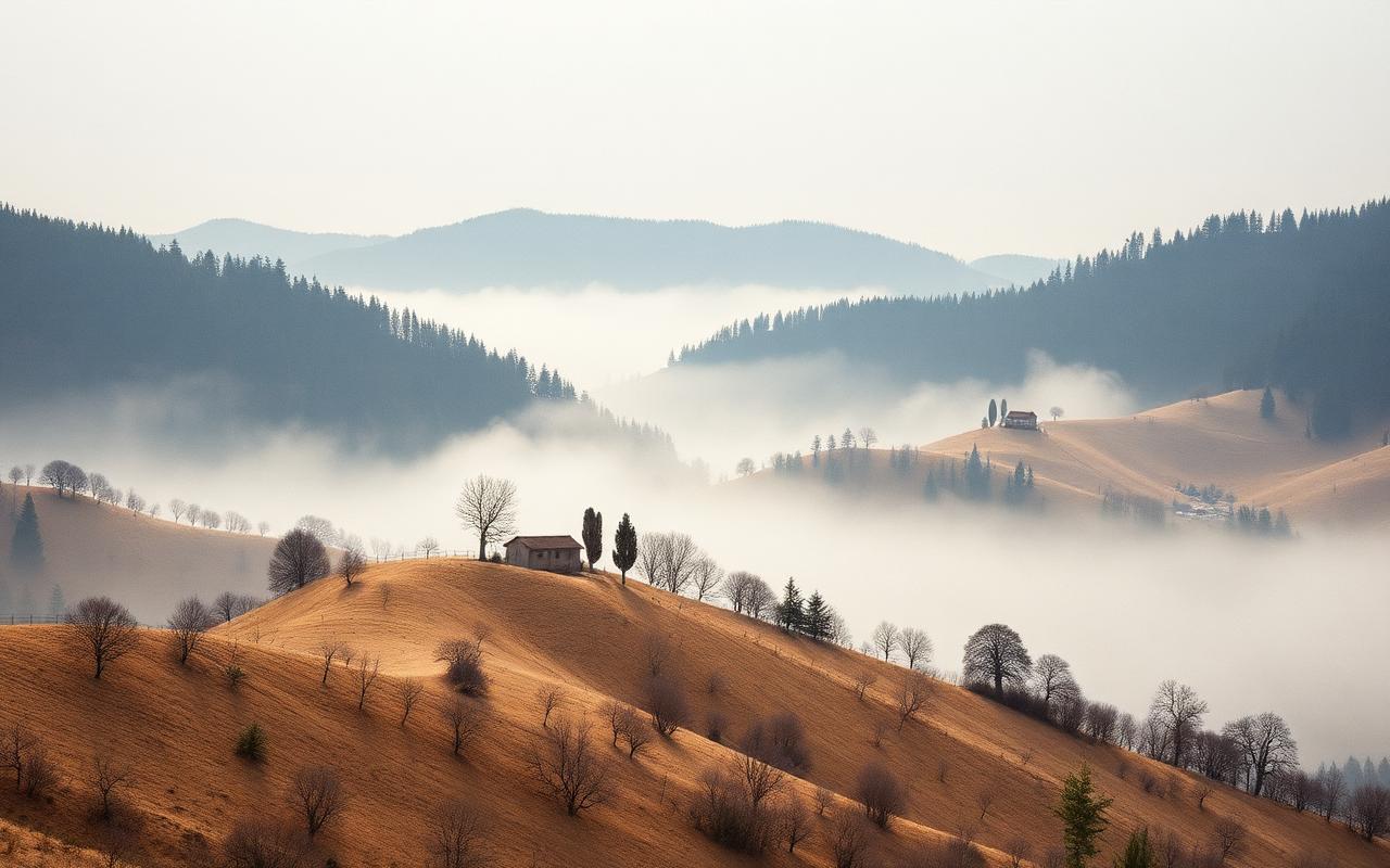 Balkan Foothills landscape