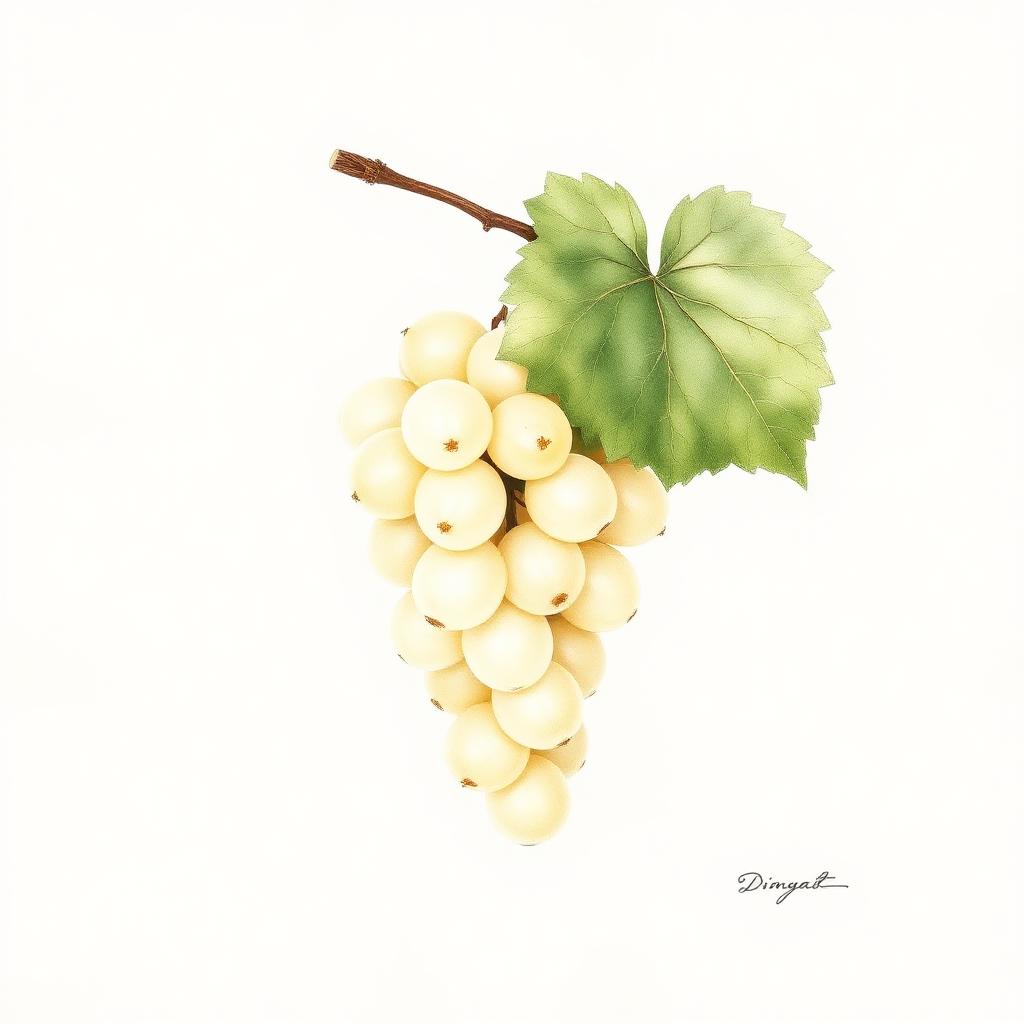 Dimyat grape illustration