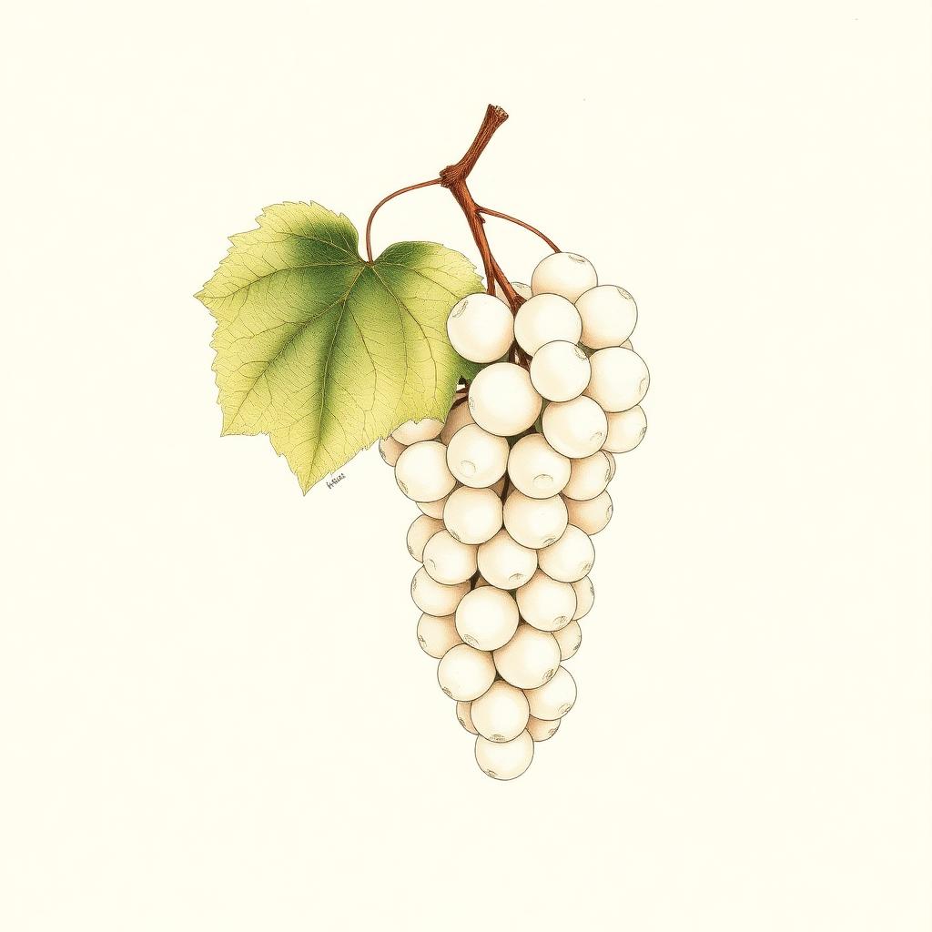 Keratsuda grape illustration