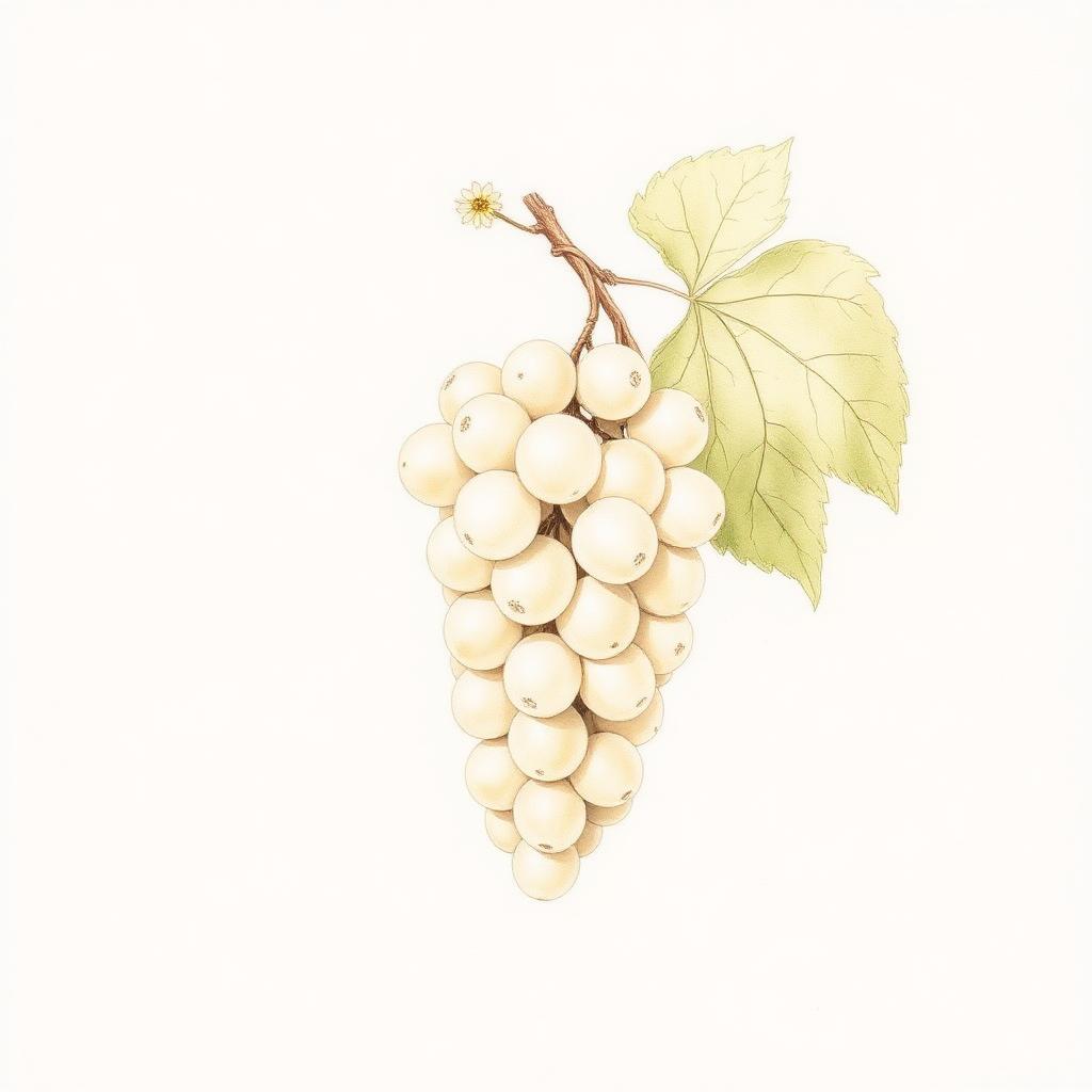 Tamyanka grape illustration